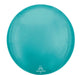 Turquoise spherical foil balloon with the Anagram logo visible at the bottom.