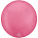 Vibrant pink spherical foil balloon with the Anagram logo visible at the bottom.