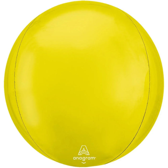 Bright yellow spherical balloon with the Anagram logo visible at the bottom.