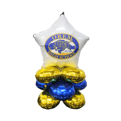 Orem High School Air-filled Balloon Quad 17" | 1ct