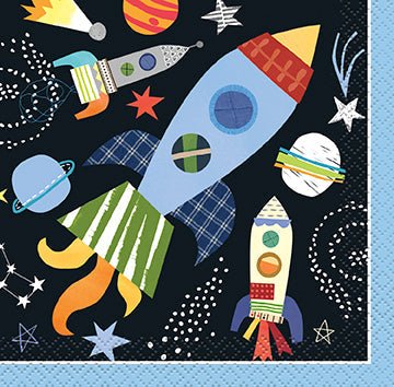 Outer Space Beverage Napkins | 16ct