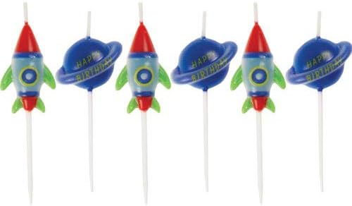 Outer Space Birthday Candles | 6ct