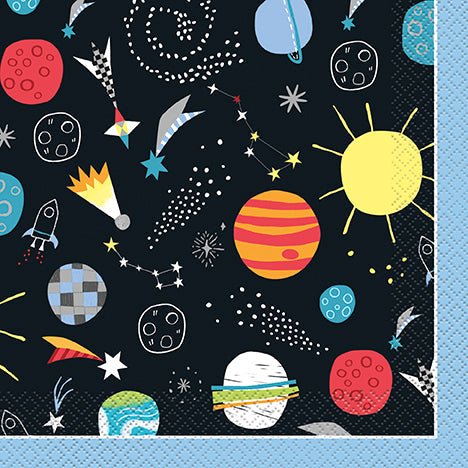 Outer Space Lunch Napkins | 16ct