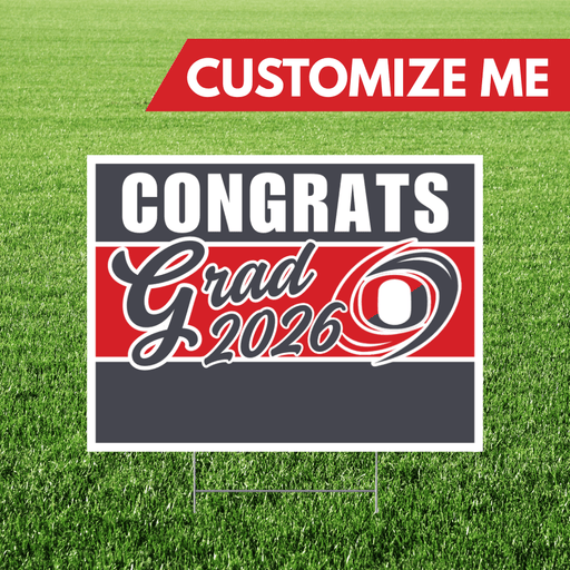 Owyhee High School Custom Name Grad Yard Sign 24" x 18" | 1 ct