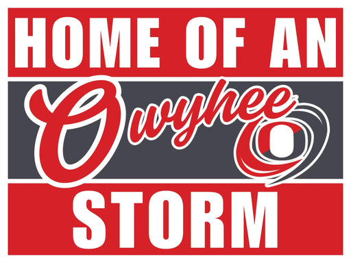 Owyhee High School Spirit Yard Sign 24" x 18" | 1 ct