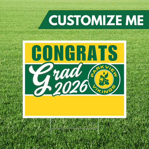 Parkview MO Custom Grad Yard Sign 18x24" | 1ct