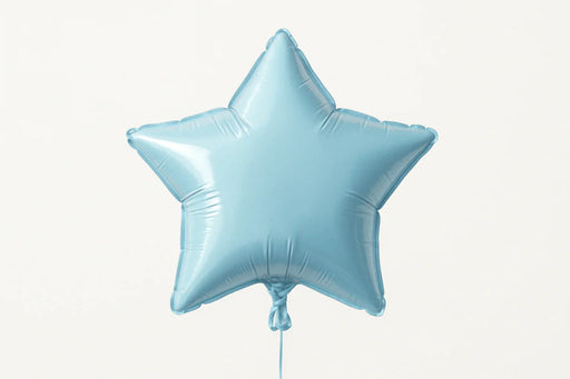 Pastel Blue Star Mylar Balloon 18" | 1ct.