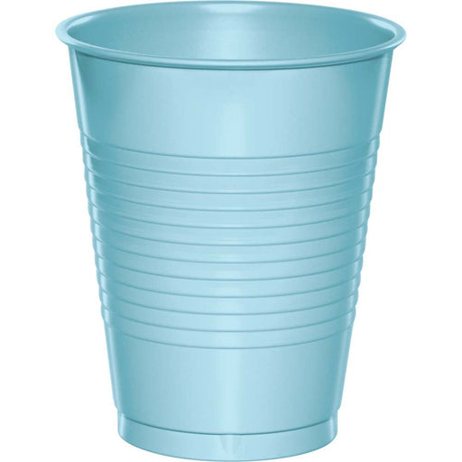Pastel Blue Plastic Cups 16oz | 20ct