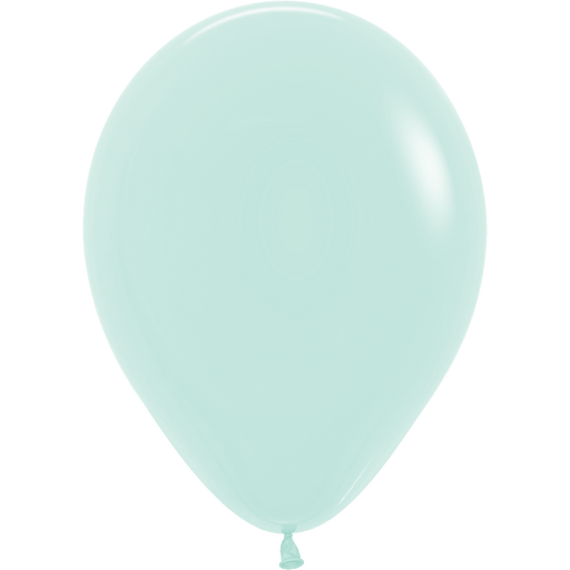Pastel Matte Green Latex Balloon w/ Helium & Hi-Float 11" | 1 ct