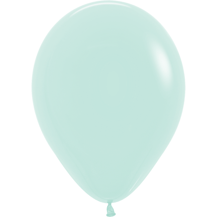 Pastel Matte Green Latex Balloon w/ Helium & Hi - Float 11" | 1 ct - Zurchers