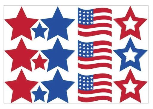 Patriotic Decor Enhancer Cutouts | 18pc