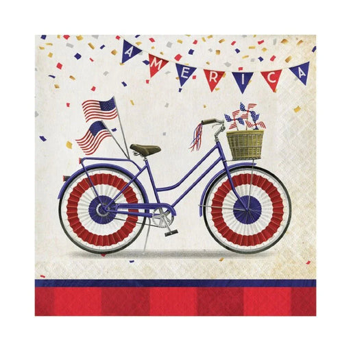 Patriotic Parade Lunch Napkins | 16ct