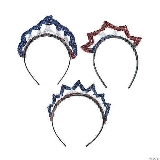 Patriotic Sequin Tiara  | 1ct
