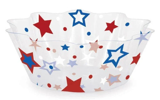 Patriotic Stars Fluted Bowl | 1ct