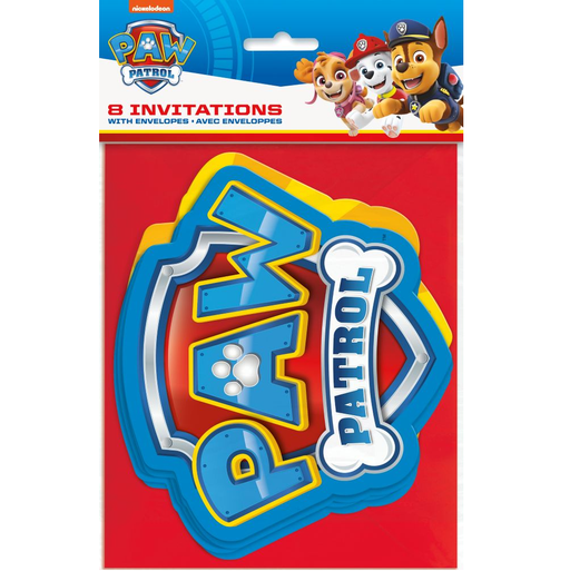 Paw Patrol Invitations | 8ct