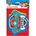 Package of 8 Paw Patrol birthday invitations with envelopes featuring the show's logo and characters on a red and blue background.