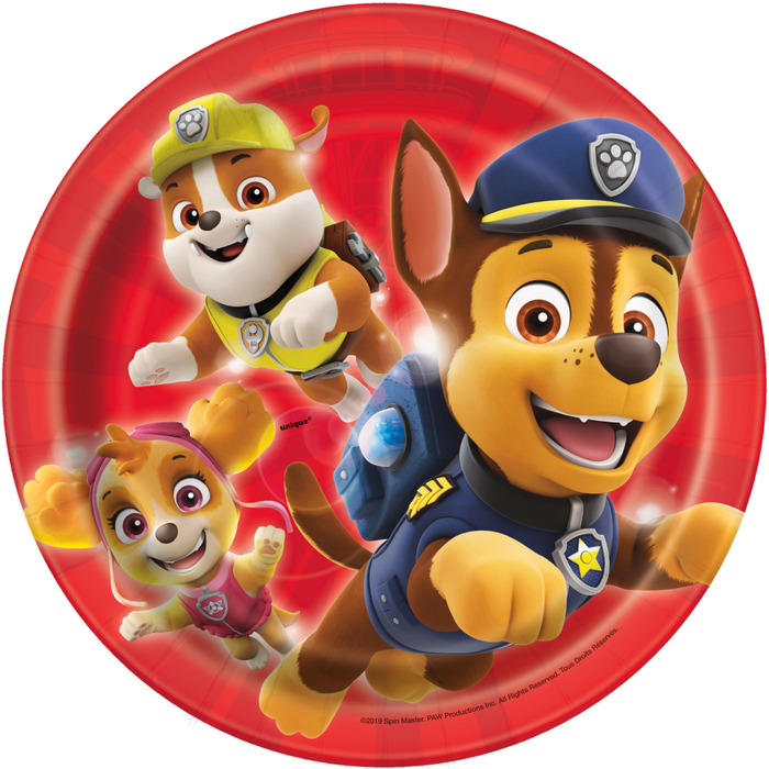Paw Patrol Paper Plates 7" | 8ct - Zurchers