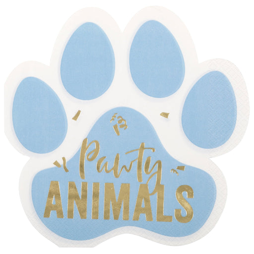 Paw Shaped Paw Party Lunch Napkins | 16ct