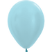 Pearl Blue Latex Balloon w/ Helium & Hi-Float, 11" | 1 ct