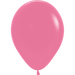 Single pearl pink latex balloon with a tied knot at the base, displayed against a white background.