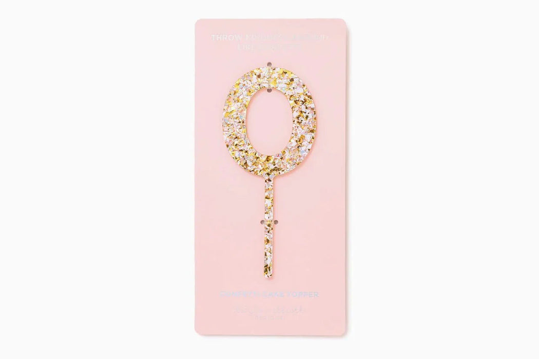 Pearl Confetti Cake Topper 0 | 1ct - Zurchers