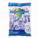 Bag of 50 pearl lilac round latex balloons, 12 inches, with colorful balloon and star graphics on white and blue packaging.