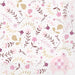 16ct Lunch Napkins Pink Floral Elephant - Party Supplies