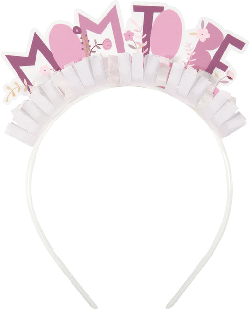 Pink Floral Mom To Be Headband | 1ct