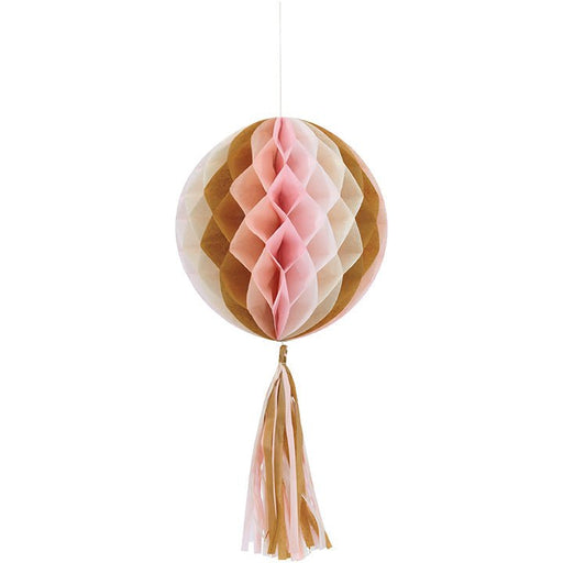 Pink Marble Ball Tissue Honeycomb | 3ct