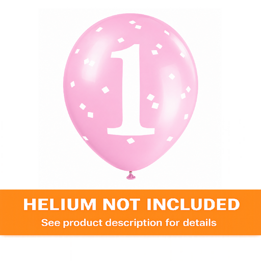 Pink Gingham Latex Balloon Pack 12in | 5ct