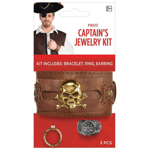Pirate Captain Jewelry Kit | 3pcs