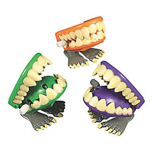 Plastic Monster Wind-Up Chomping Teeth | 1ct