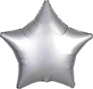 Platinum Star Balloon 18'' | 1ct