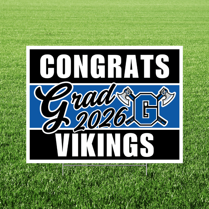 Pleasant Grove High School Grad Yard Sign 24" x 18" | 1 ct - Zurchers