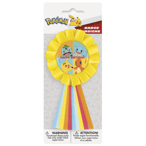 Pokemon Happy Birthday Badge | 1ct
