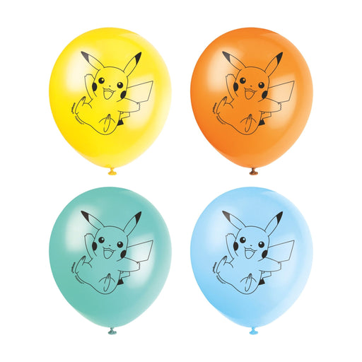 Pokémon Latex Balloons 12" | 8ct