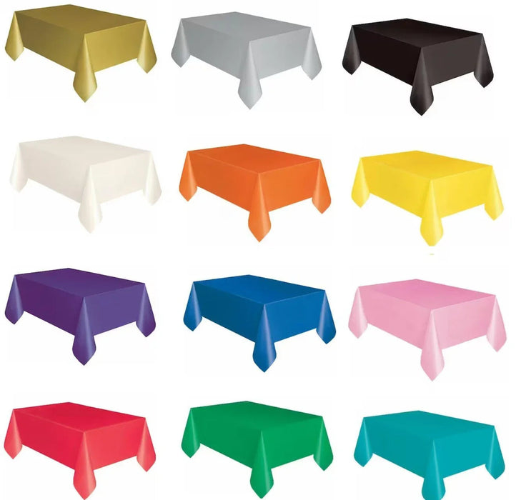 Premium Plastic Heavy Weight Rectangle Tablecover 54in x 108in | 1ct - Zurchers