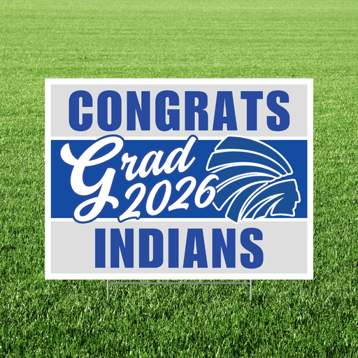 Preston High School Grad Yard Sign 24" x 18" | 1 ct