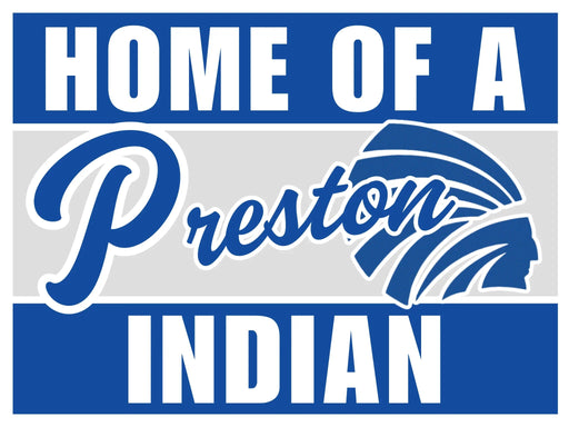 Preston High School Spirit Yard Sign 24" x 18" | 1 ct