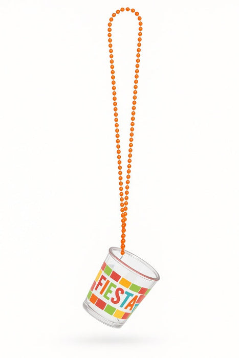 Fiesta Beaded Necklace With Shot Glass | 1ct