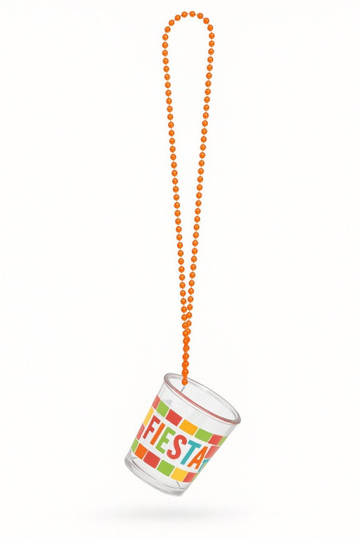 Fiesta Beaded Necklace With Shot Glass | 1ct