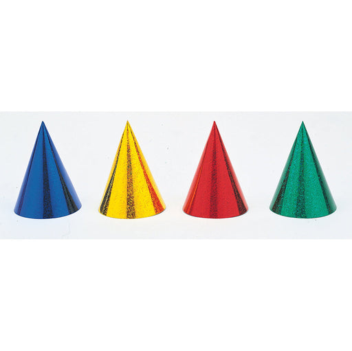 Prismatic Party Hats Assortment | 8ct