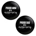 Proud Mom/Dad of a Missionary Button 2.25" | 1 ct Mom