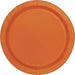 Pumpkin Orange Paper Dinner Plates | 50ct | 9in - Zurchers