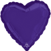 1ct Purple Heart Mylar Balloon 18"
