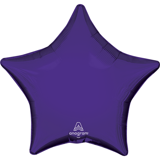 Purple Star Mylar Balloon 18ct | 1ct.