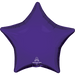 Purple four-pointed star-shaped mylar balloon with the Anagram logo visible at the center bottom.