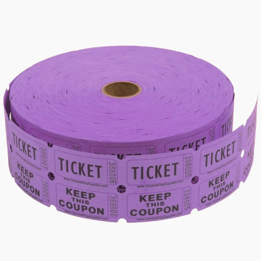 Purple Double Ticket Roll 2000ct | 1ct