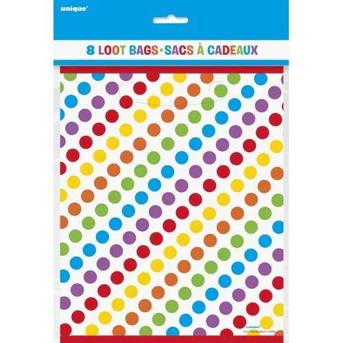 Rainbow Birthday Loot Bag | 8ct