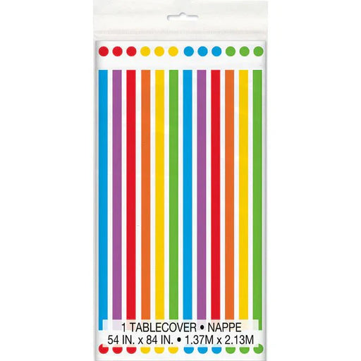 Rainbow Birthday Plastic Tablecover | 1ct